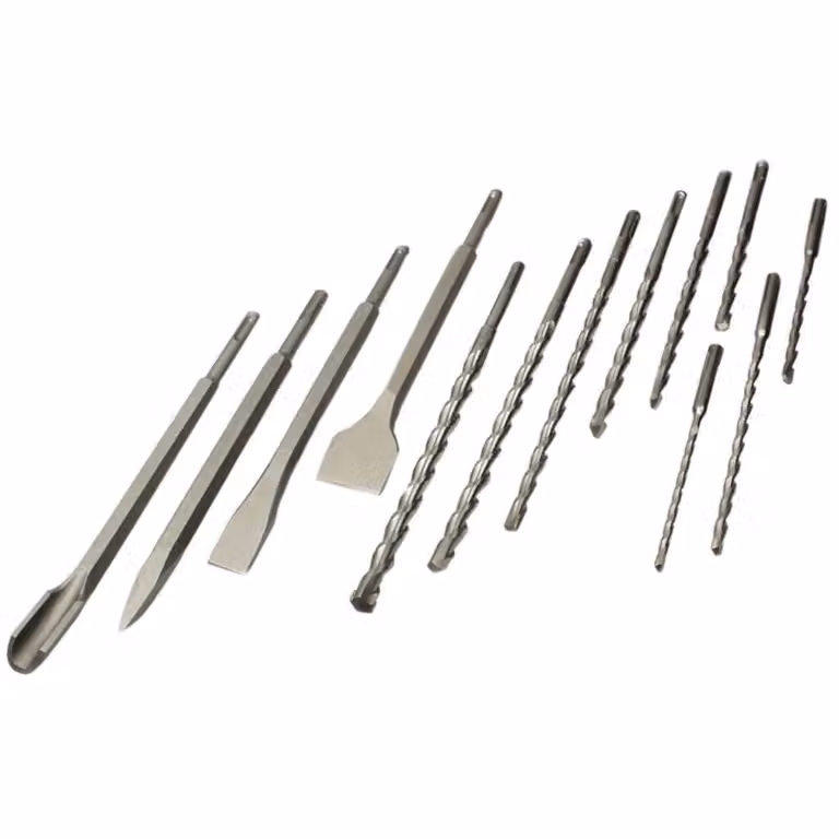 BRÜDER MANNESMANN GREEN LINE M12588 BRÜDER MANNESMANN Set di punte e scalpelli SDS-PLUS, 13 pezzi