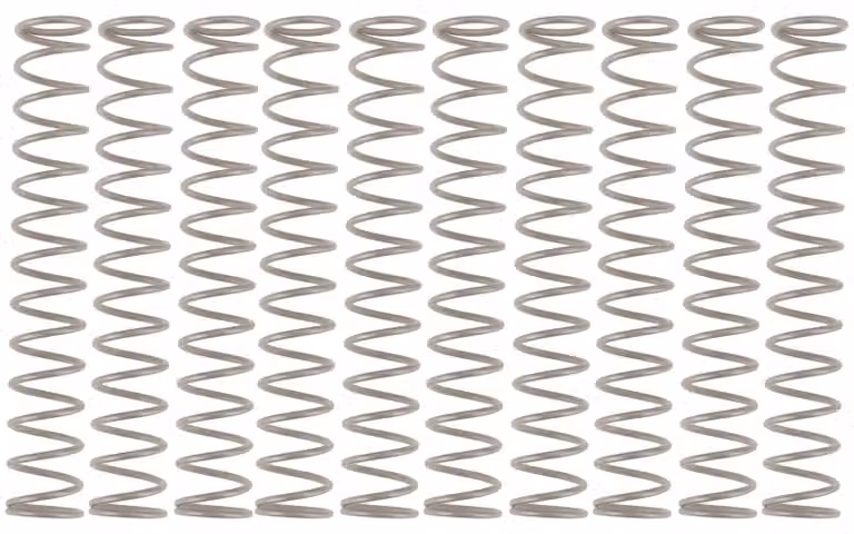 Molle a compression in acciaio inossidabile, confezione da 10, dimensioni 50x8x0,8 mm, per modellismo