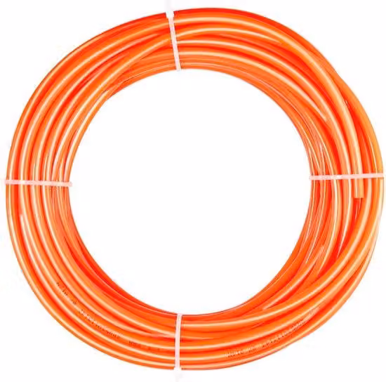 Tubo pneumatico in poliuretano lungo 5 metri, con diametro esterno di 14 mm e diametro interno di 10 mm, ideale per apparecchiature e utensili pneumatici.