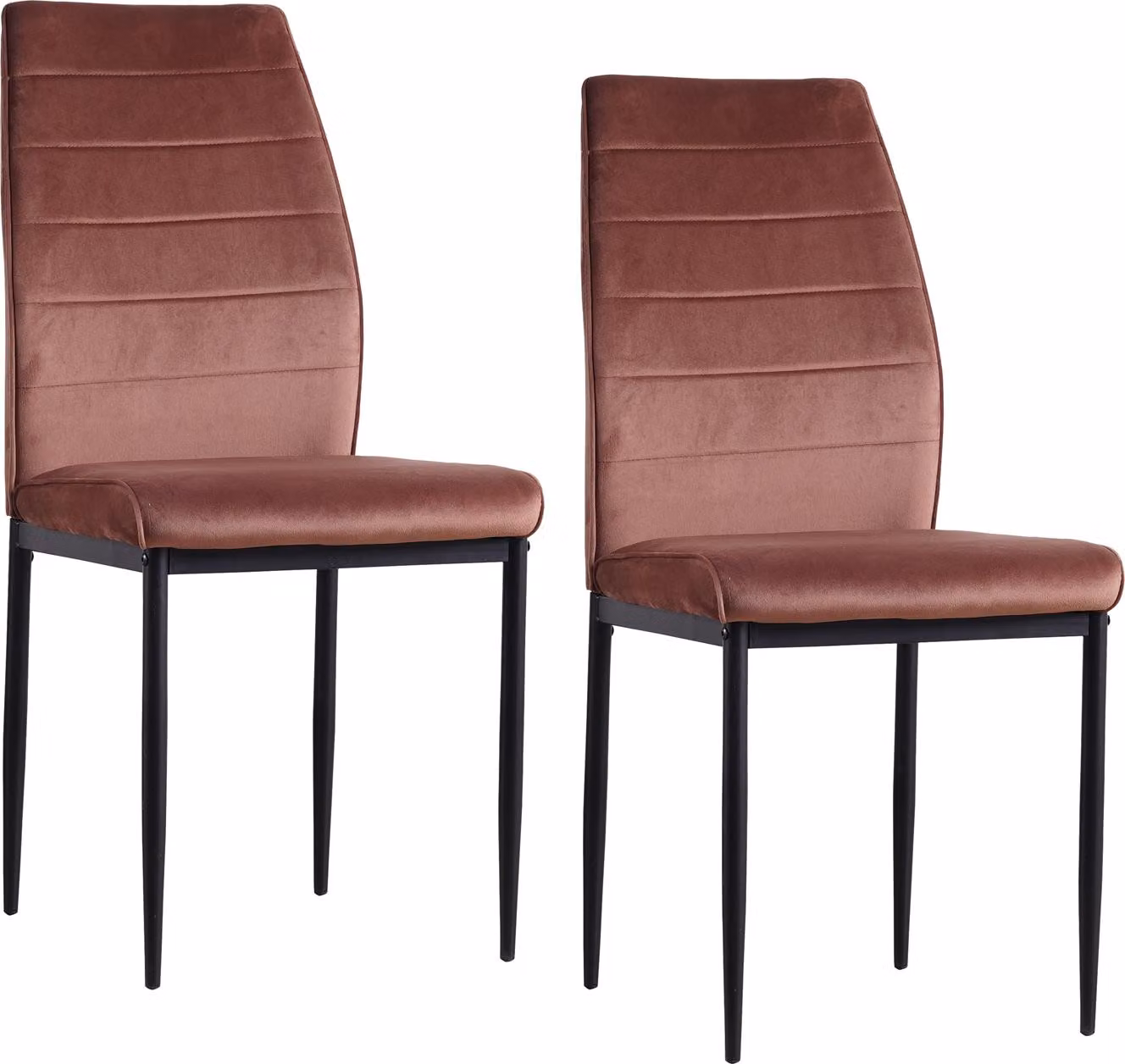 Sedia Madison Velvet Marrone