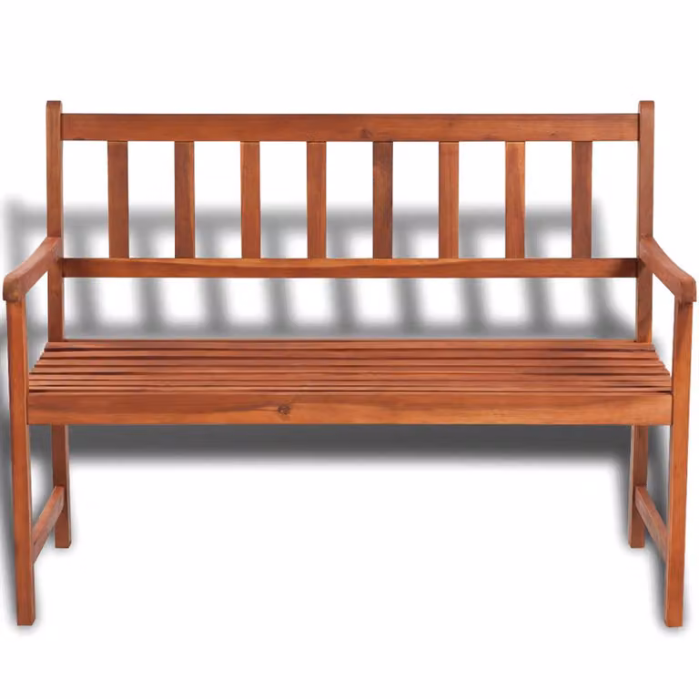 vidaXL Gartenbank 120 cm Massivholz Akazie