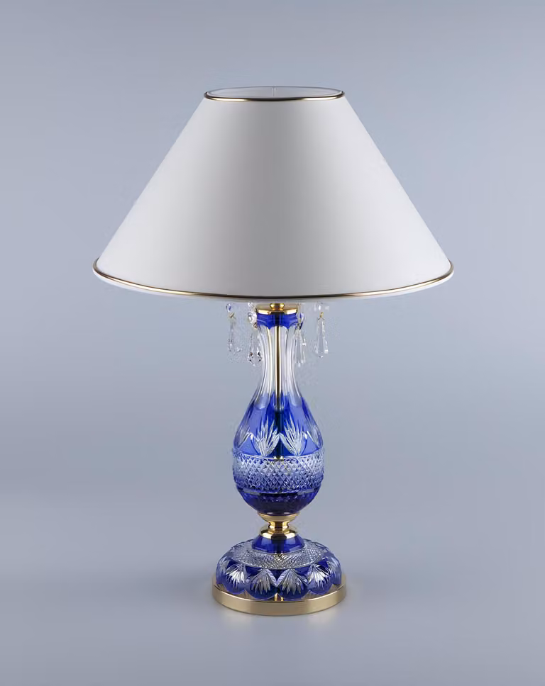 Tischleuchte Antik Stil Kronleuchte Tisch Lampe Kristall Lampen Leuchten Leuchte
