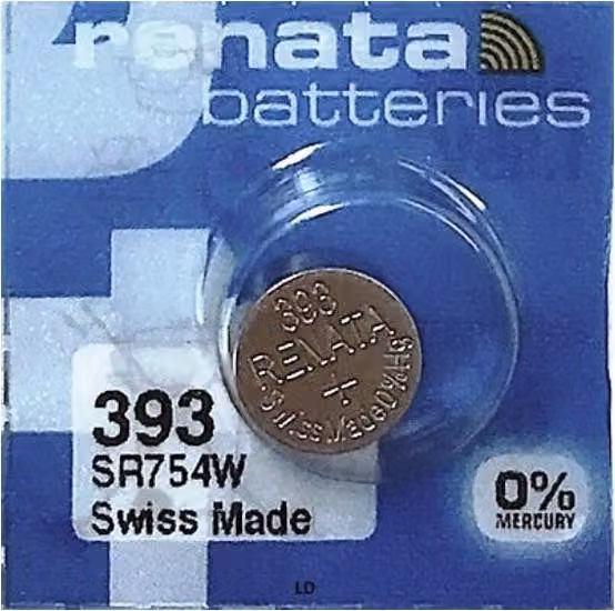 Batteria Moneta Renata 393 SR754W 1.55V