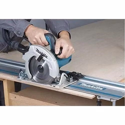 Makita HS7611J Sega Circolare Elettrica con Base in Alluminio e Valigetta Makpac, 190 mm, 1600 W, 5500 rpm, Profondità di Taglio 65 mm – 2