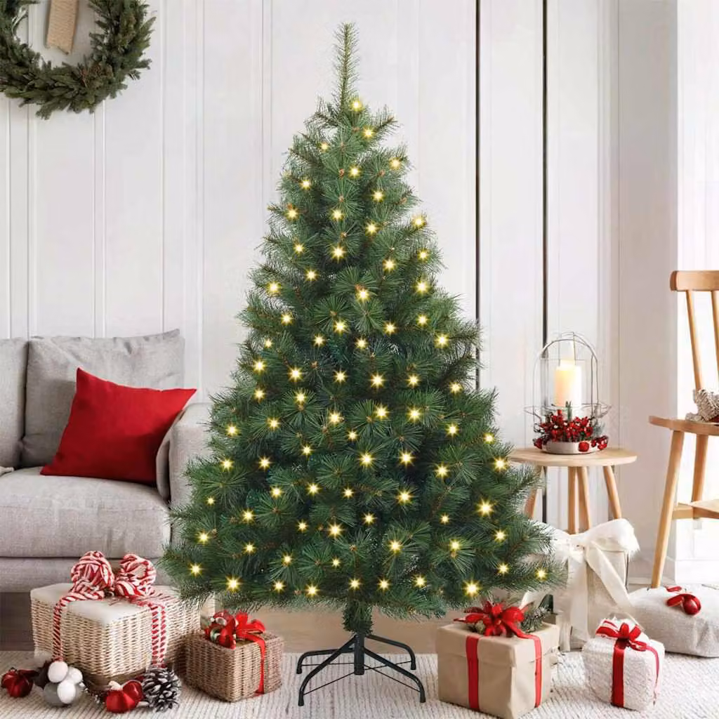 Maison Exclusive - Albero di Natale artificiale, verde, 150 cm, realizzato in PE e PVC