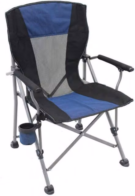 Sedia Pieghevole Nevada 52x64x88 h cm in Acciaio Blu