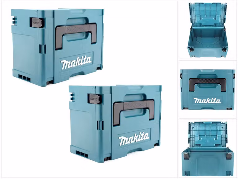 Makita Set di 2x Valigette Makpac 3