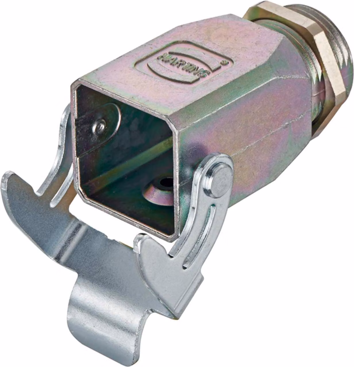 HARTING Han 3A EMC Custodia a vite diritta, 1xPG13,5 con 1 staffa - 1 pezzo