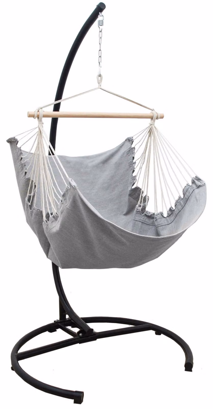 Sedia sospesa XL con struttura per esterni - supporto per sedia sospesa 210cm con sedia relax