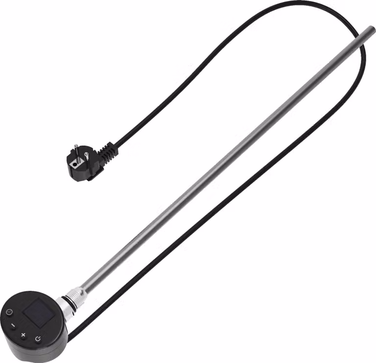 Granitan - Termoarredo bagno - Scaldasalviette 7x5,4 cm - Radiatore nero - UNIVERSAL