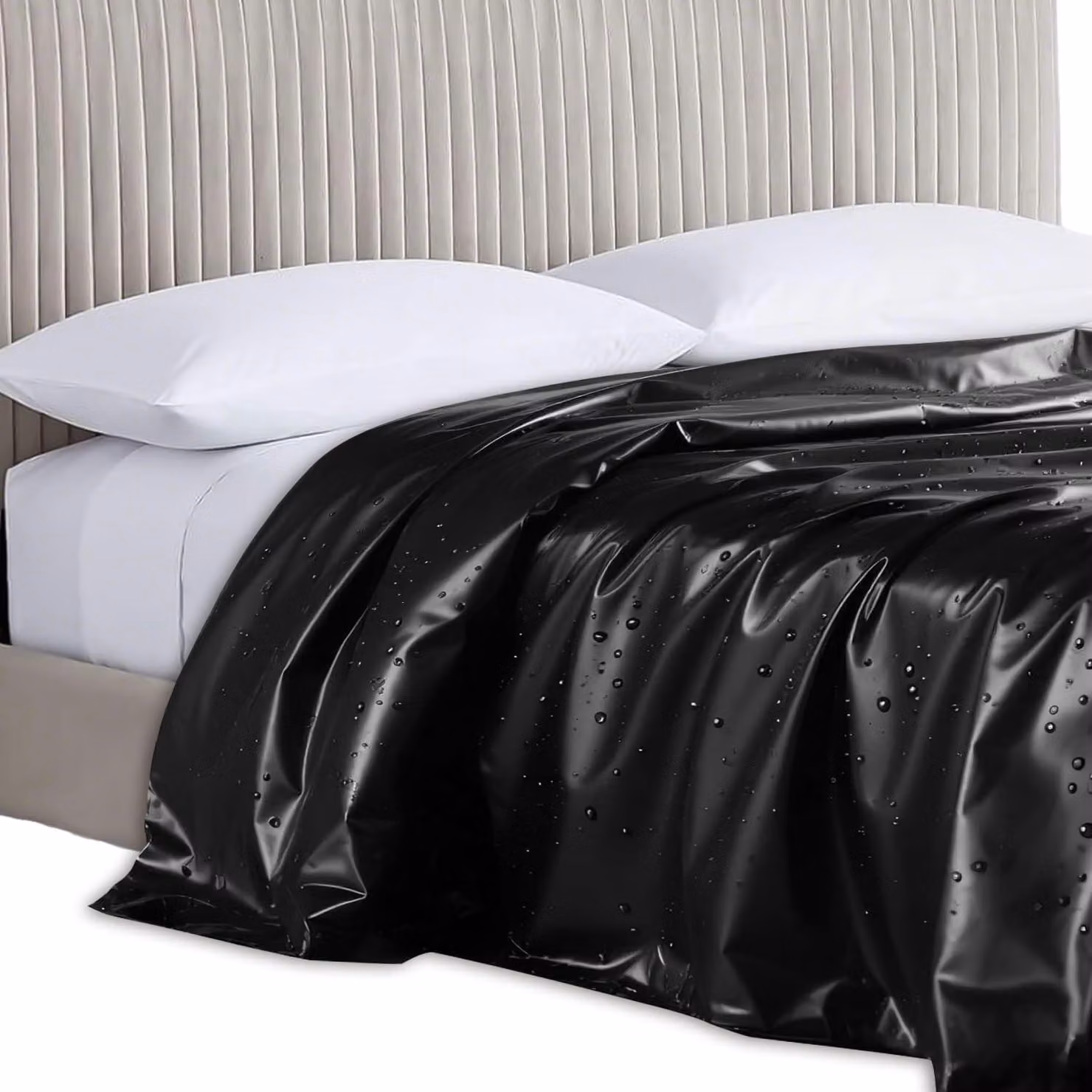 Pellicola protettiva in PVC, impermeabile, 200x220 cm, colore nero