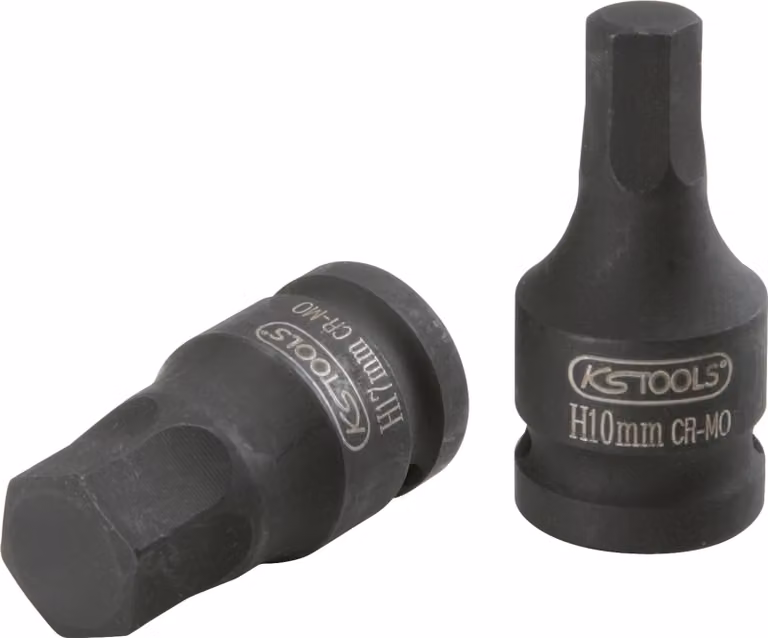 KS TOOLS 1/2" Presa di potenza esagonale corta 3/8" - 911.0990