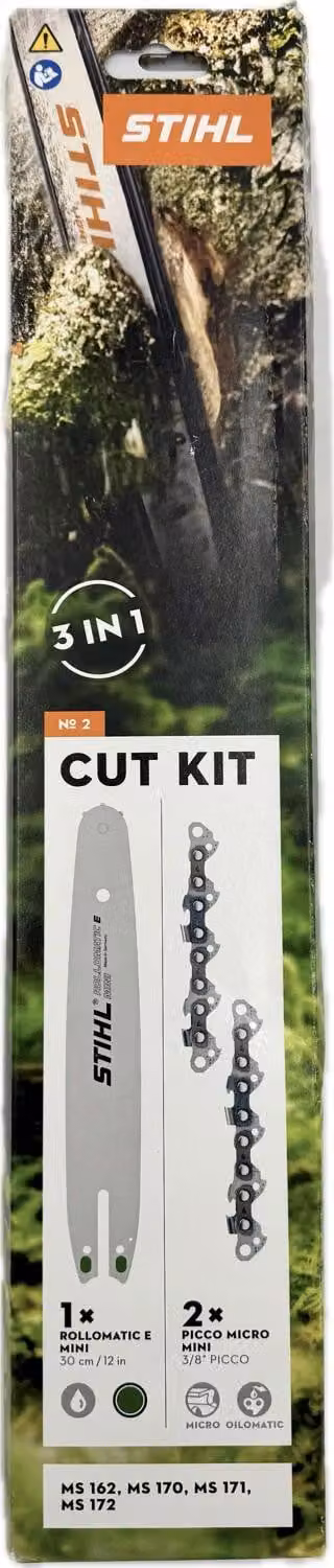 Kit Di Taglio Stihl 2 Ms162,Ms170,Ms171,Ms172 30050009900, 30050003905 + 36100000044