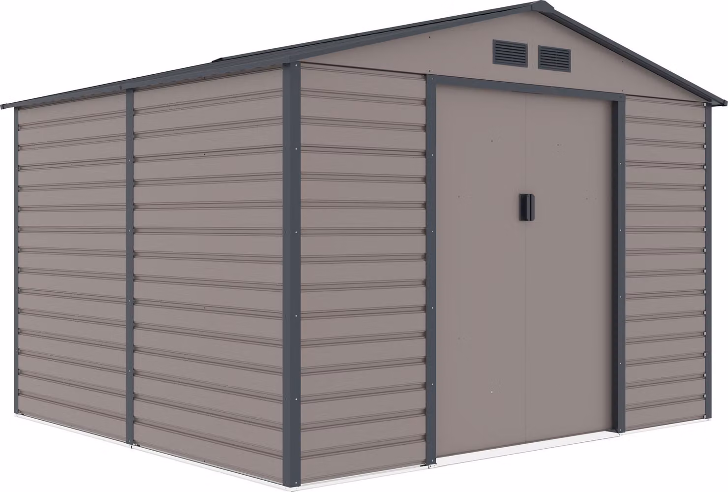 Casetta da giardino G21 GAH 706 - 277 x 255 cm, grigio