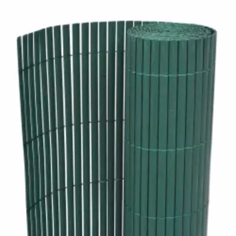 Recinzione da giardino bifacciale 110x400 cm verde