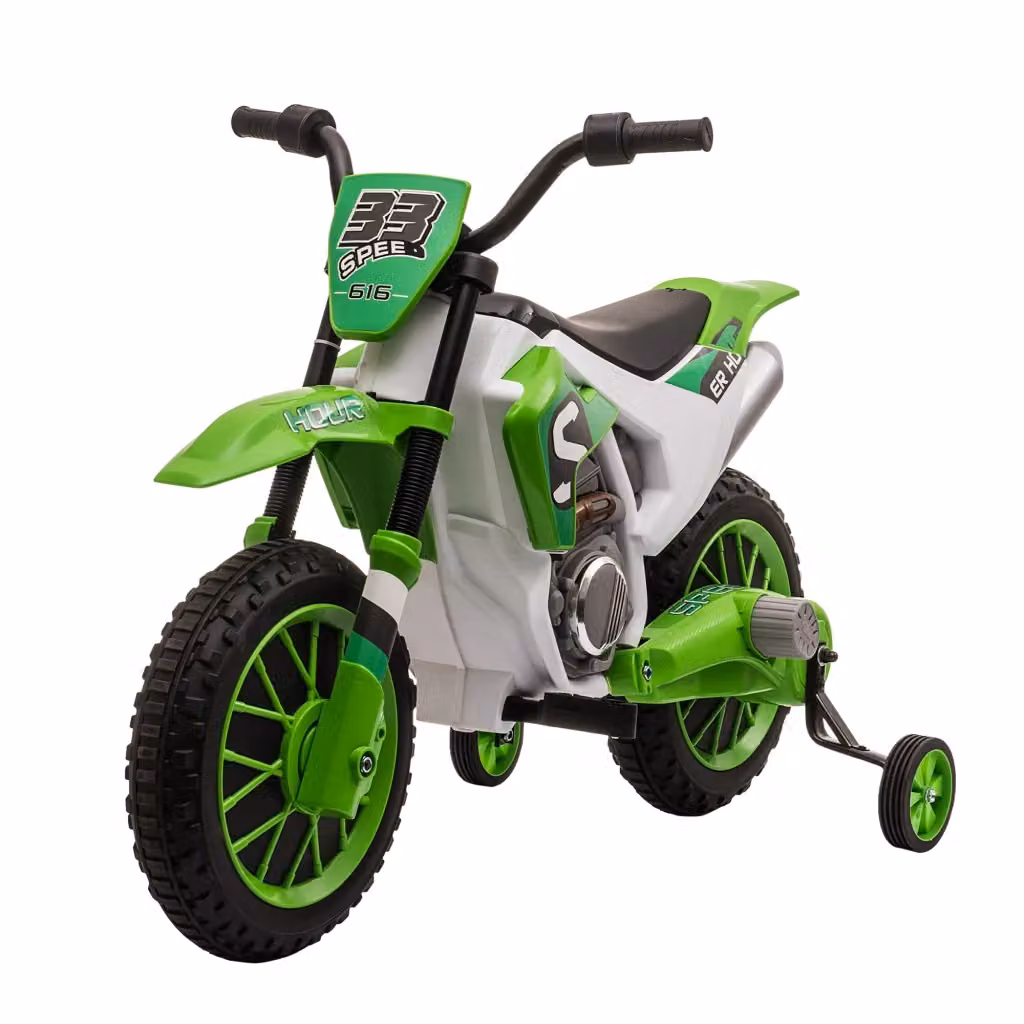 Moto Elettrica per Bambini Minimal 12V Verde L: 106,5 cm, P: 51,5 cm, H: 68 cm – 2