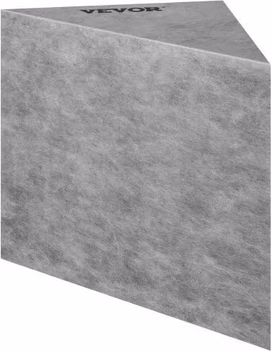 Panca per doccia e sauna VEVOR triangolare ad angolo in EPS impermeabile, colore grigio, Altezza: 50 cm, Capacità di carico max. 200 kg