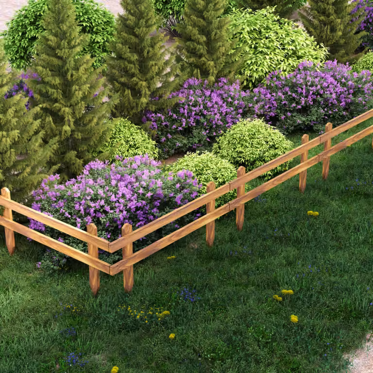 Set di recinzione da giardino 'Krölpa' 100x40cm