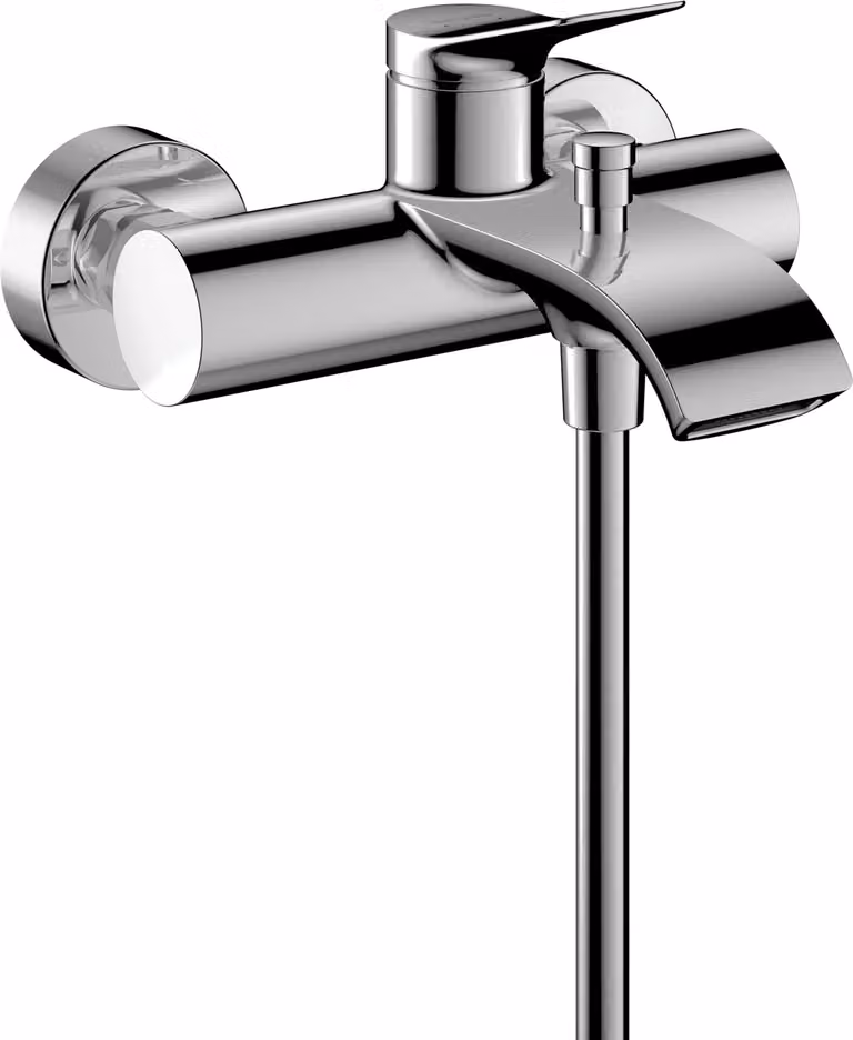 Miscelatore monocomando da appoggio, 2 funzioni, bocchetta di 19,7 cm, finitura cromata