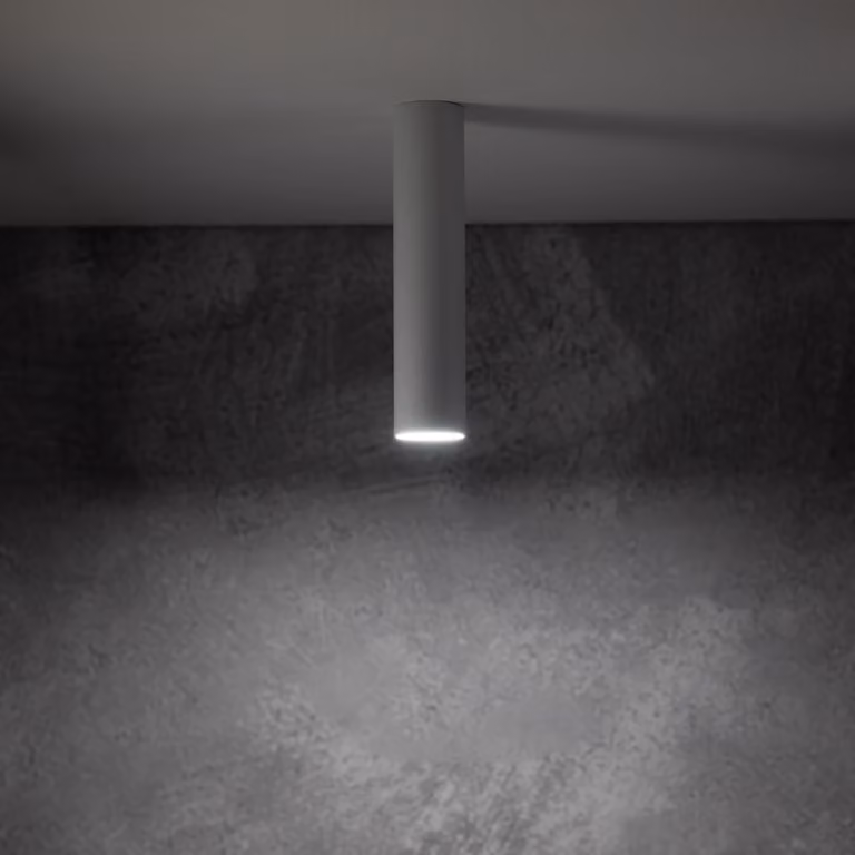 Faretto spot FOURTY bianco 1xGU10x10W in metallo, dimensioni: 18,5x5x4 cm, IP20, Nowodvorski Lighting