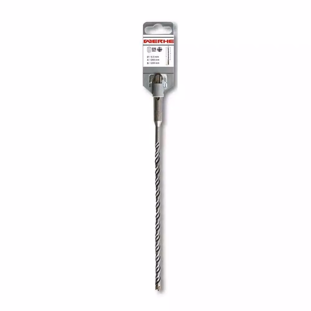 WERHE Punta a croce per calcestruzzo SDS PLUS 6,5x260 mm