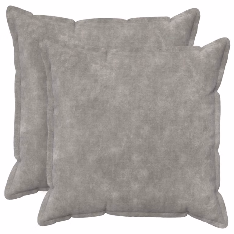 vidaXL Federa 2 pcs HOUTEN Grigio Chiaro 70 x 70 cm