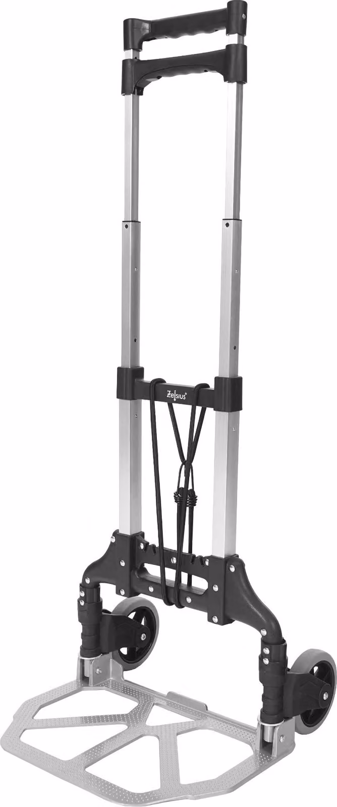 Carrello portasacchi Zelsius pieghevole fino a 75 kg, Carrello portasacchi a scala, Carrello da trasporto pieghevole leggero
