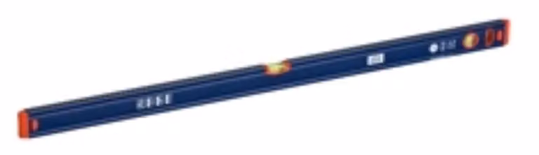 livella a bolla d'aria in alluminio kwb da 100 cm, bolla resistente agli urti, precisione 0,5 mm / m, testata VPA, elevata precisione a terra, 1 bolla orizzontale e 1 bolla verticale incl. protezione anticaduta in gomma