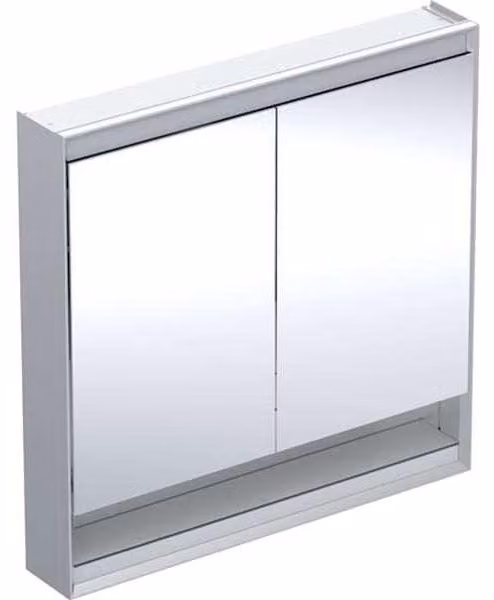 Geberit ONE armoire de toilette avec ComfortLight, 2 portes, montage en saillie, avec niche, 90x90x15cm, 505.833.00.1, 505.833.00.1