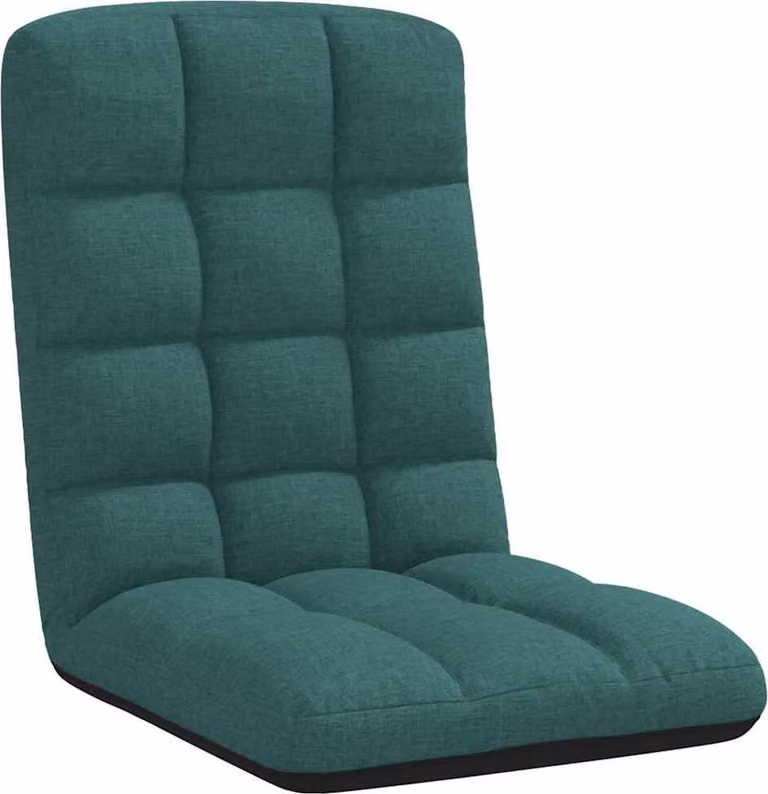 Sedia da Terra Pieghevole Verde Scuro 71x51x62 cm in Tessuto