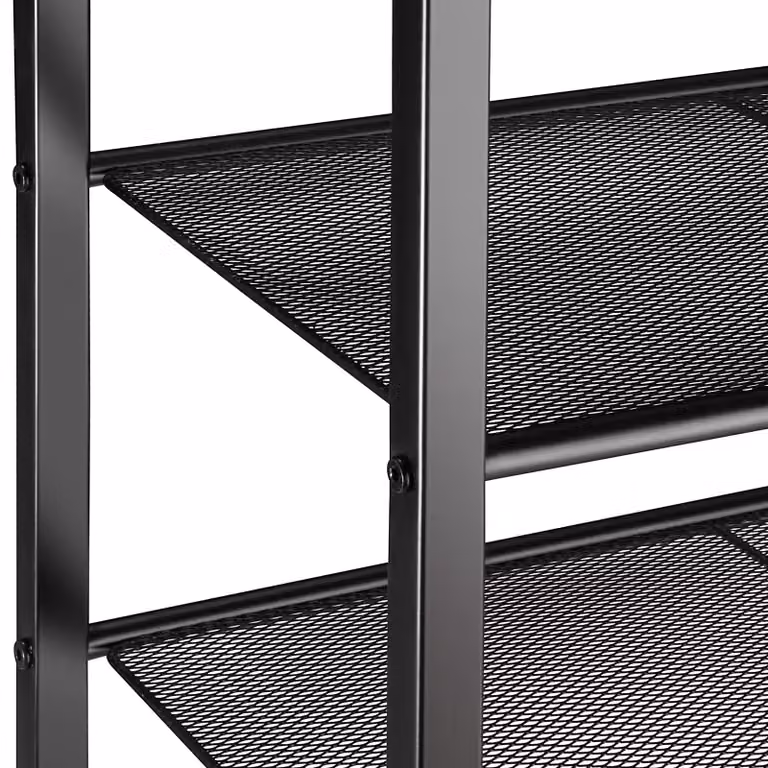 Scarpiera Tectake in stile industriale marrone con ripiani interni L: 75,5 cm, P: 30,5 cm, H: 85,5 cm