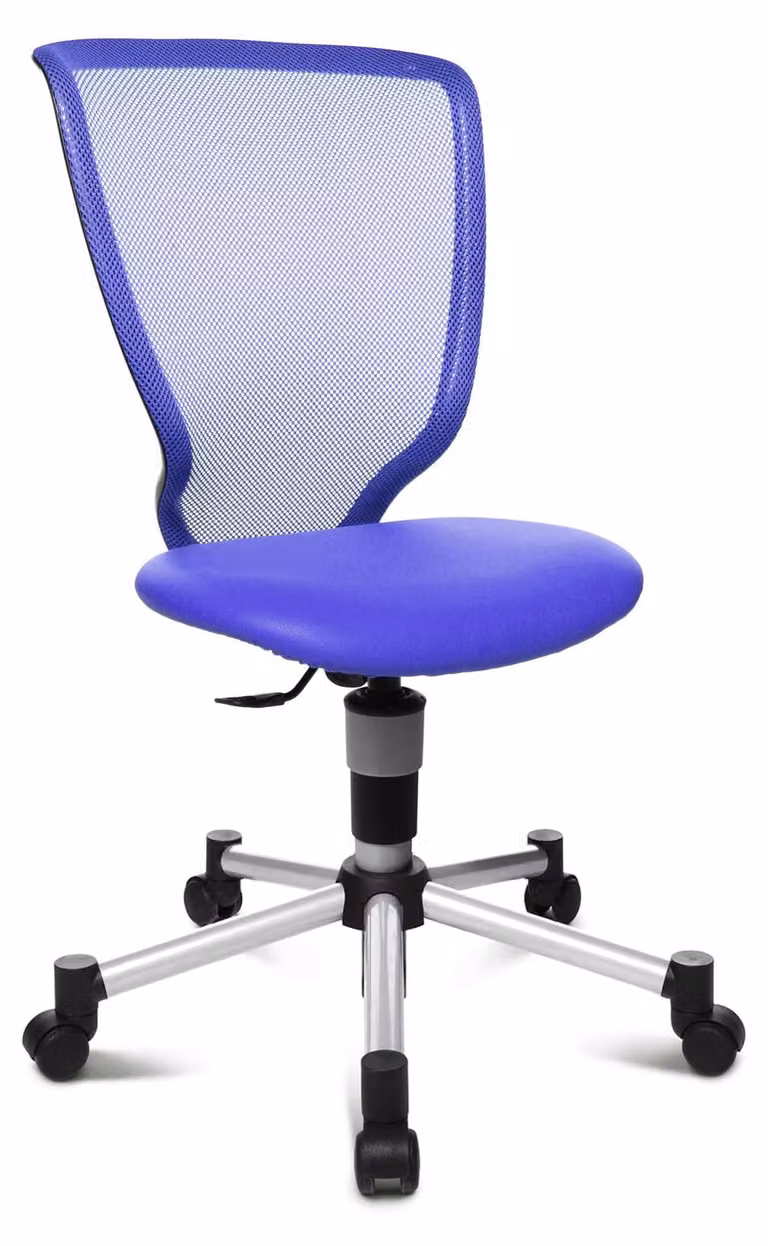 Sedia girevole per bambini Topstar "TITAN JUNIOR", blu reale