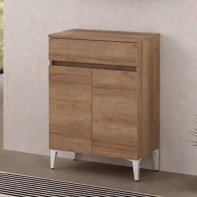 Mobile bagno multiuso 60 cm rovere africa due ante e 1 cassetto Kleo