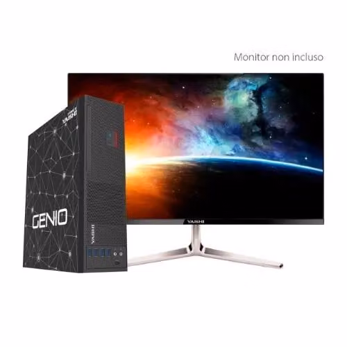 PC Yashi Genio 8L SFF YY80209 Nero con Intel i5-14450HX, 16GB RAM, SSD 512GB e Windows 11 Pro – 2