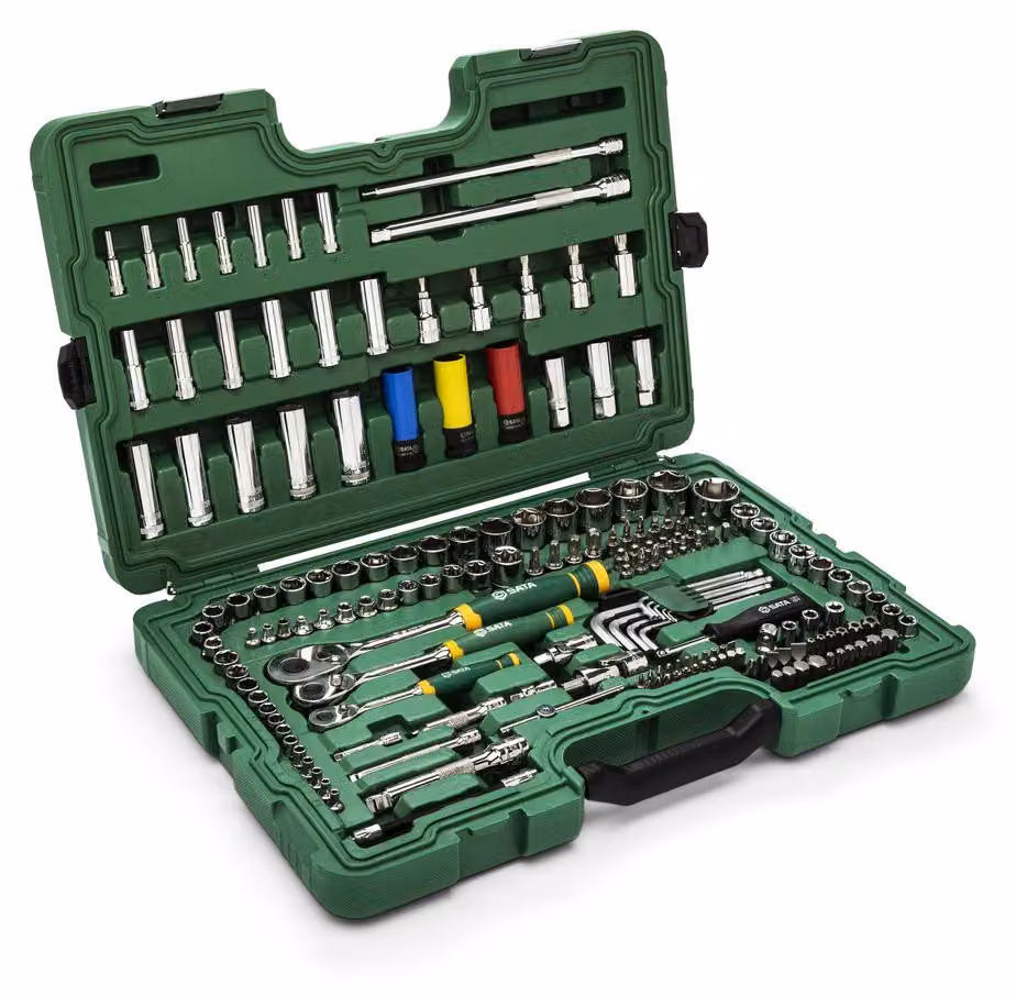 Set di chiavi SATA 180pcs 1/4" 3/8" 1/2" Socket