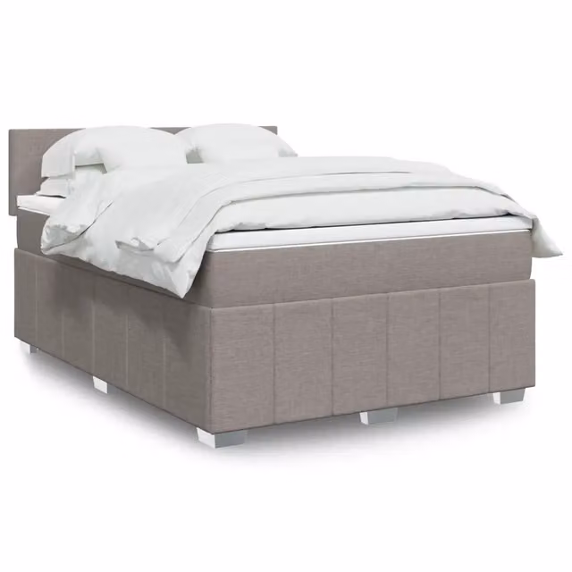 Letto Ibrido con Materasso vidaXL in Legno di Pino e Tessuto, L/P/H: 140 x 200 cm