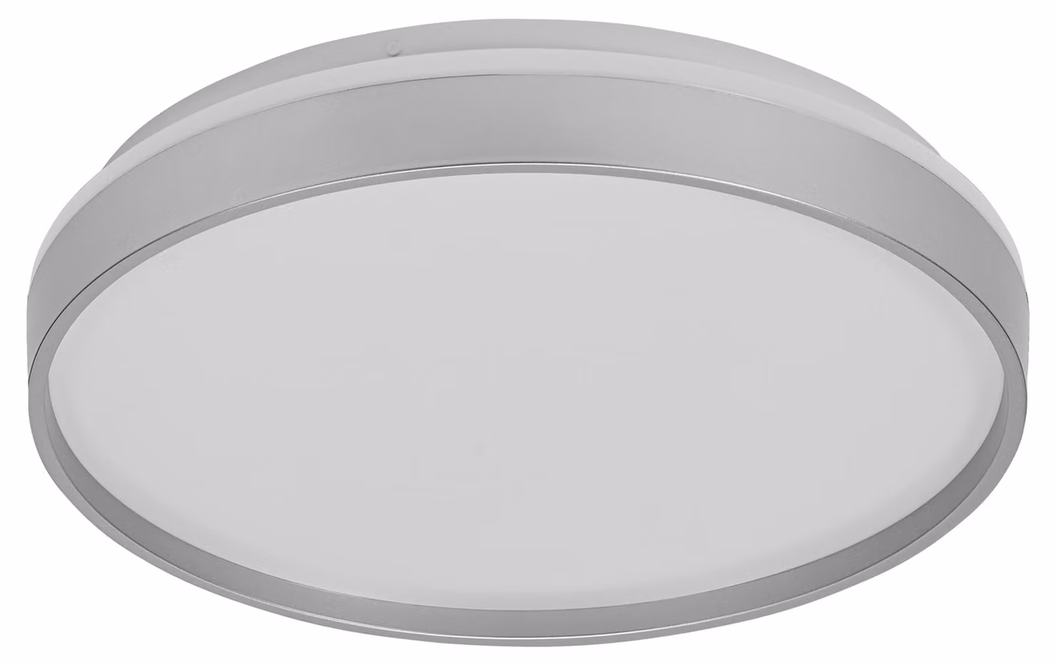 OSRAM Orbis Gisela Lampada da soffitto a LED 385 mm, 24 W, 3000 K bianco caldo, argento, metallo con anello in plastica, IP20