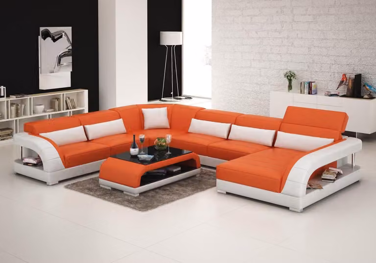 Sofa Couch Wohnlandschaft Eckgarnitur Ecksofa Polster Garnitur Sofas Couchen