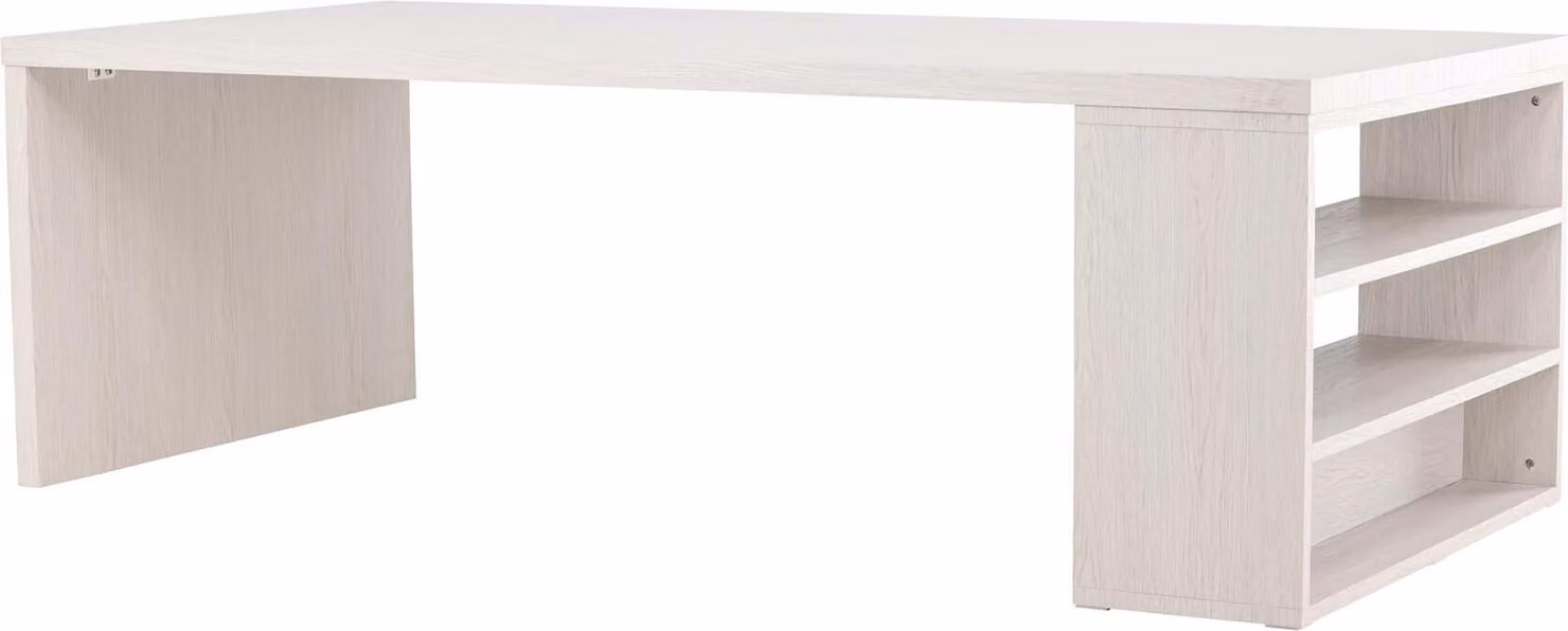 FURNLUX Tavolo da pranzo Mika Beige 110cm / Hauptfarbe: Beige / Dimensioni: 110 x 230 x 75 cm
