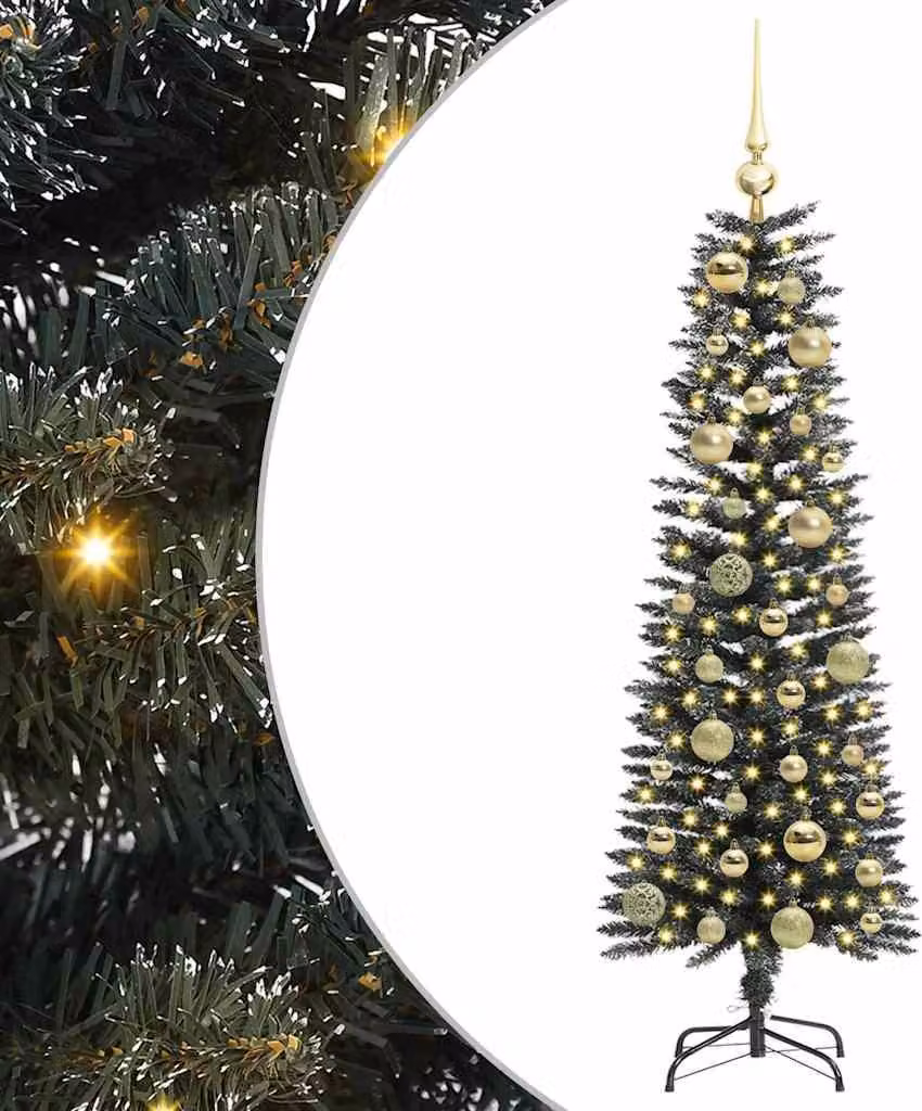 Albero di Natale artificiale con 150 LED Verde 120 cm