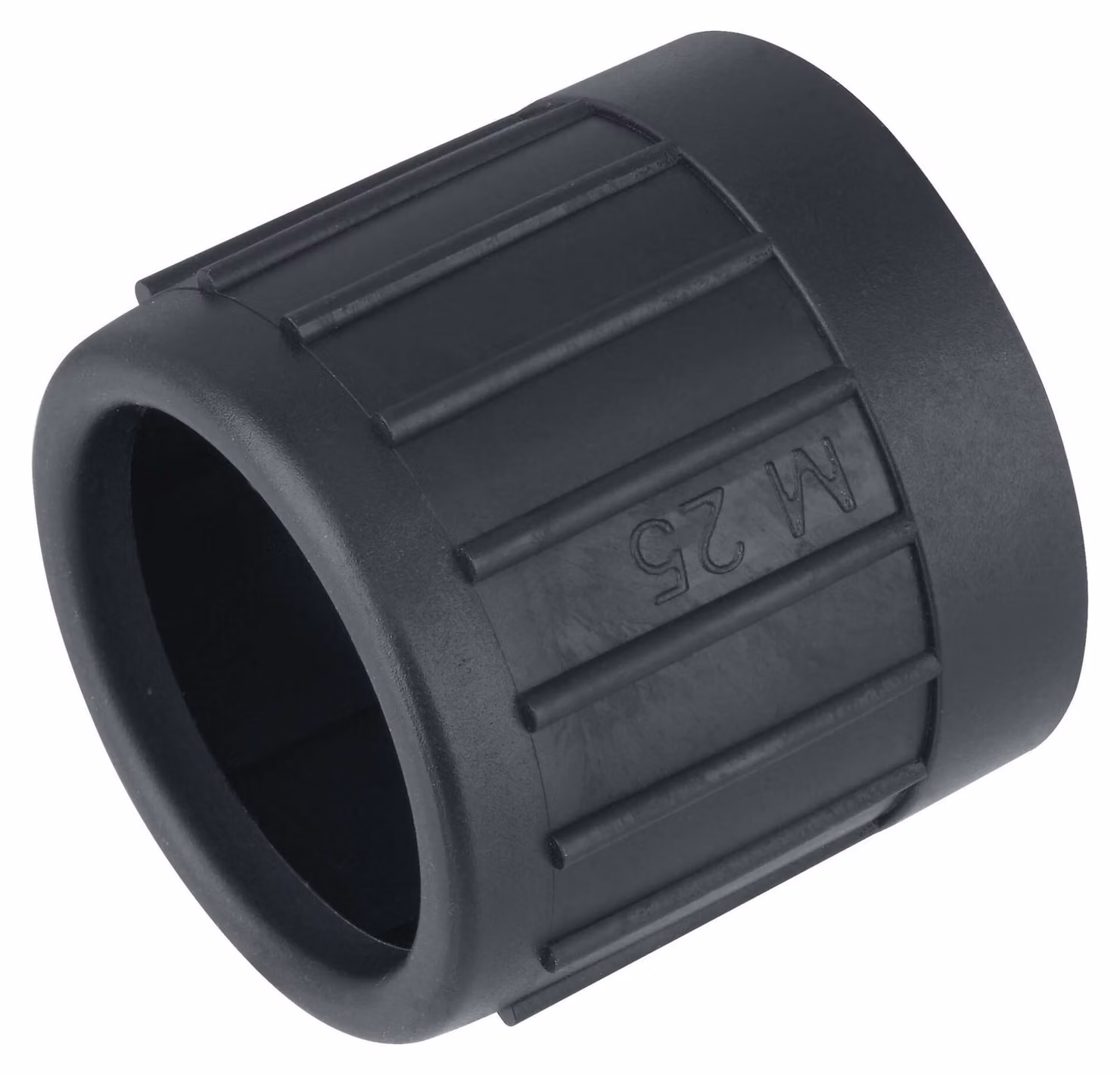 Terminale in plastica nero, resistente ai raggi UV - Terminale per tubo 50 mm E-Ku-E 50 sw UV