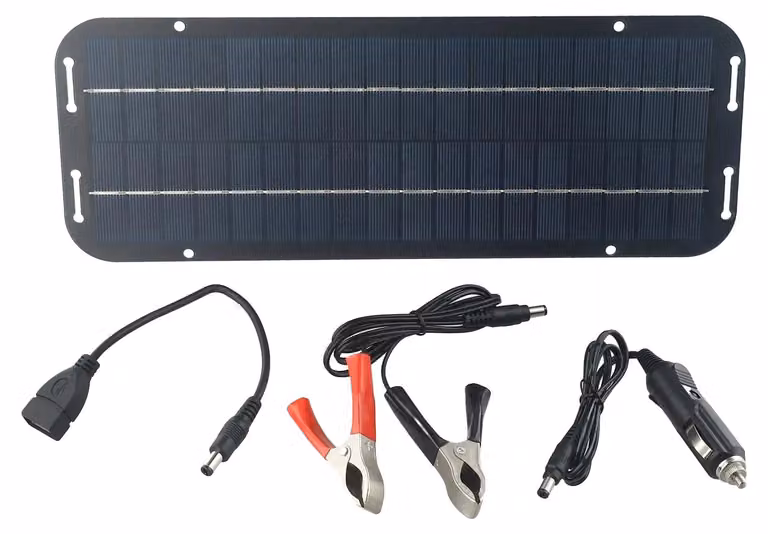 Moduli solari fotovoltaici, ricarica efficiente, installazione versatile, 1 set
