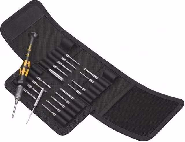 Wera KK Micro 21 Cacciavite Dinamometrico con 20 Inserti Multipurpose Nero e Giallo