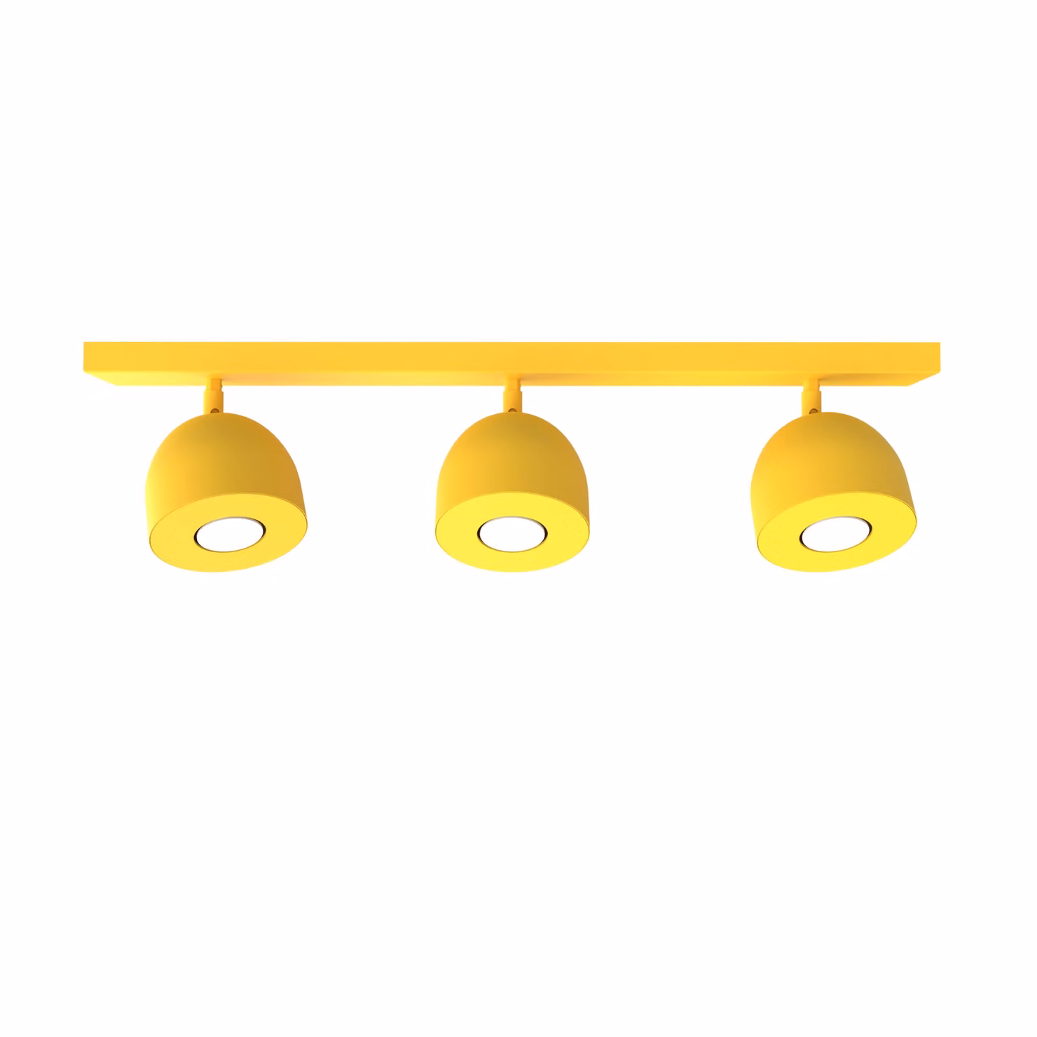 Lampada Da Soffitto Campanella 3X Monocolore Opaca