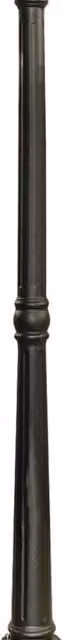 Lampione Da Esterno Rustico-Country Bel Aire Alluminio Nero Vetro 1 Luce E27