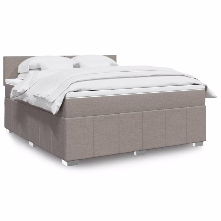 vidaXL Giroletto a Molle con Materasso Ibrido in Tessuto, L/P: 180 x 200 cm