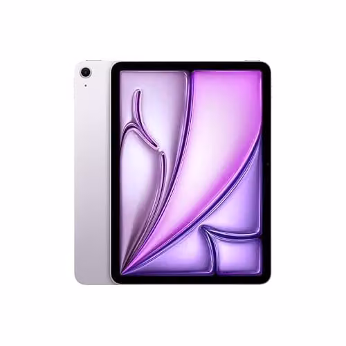 Apple iPad Air 11'' con chip M3: Apple Intelligence, 1 TB, fotocamera frontale e posteriore da 12MP, Wi-Fi 6E, Touch ID, un giorno intero di batteria — Viola