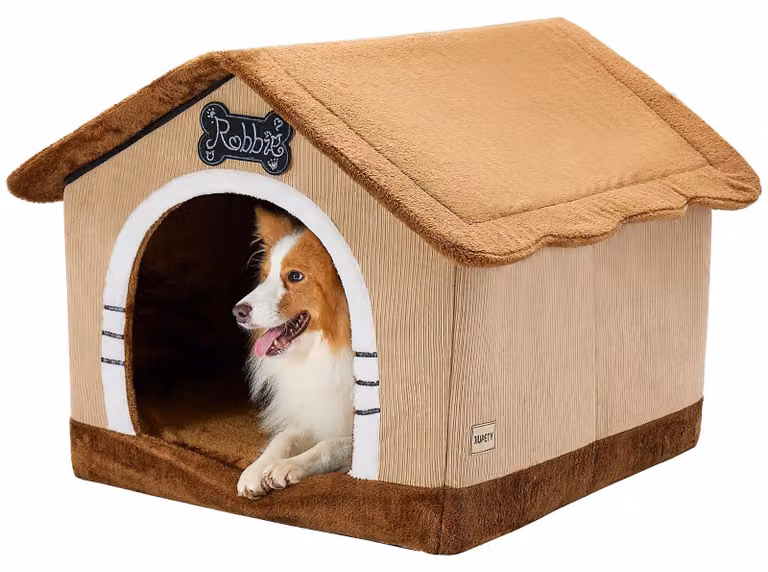 Omgoods - Cuccia grande per cani, con isolamento e base antiscivolo