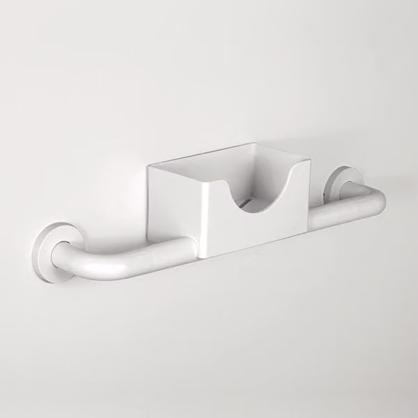 pba 01 Vassoio portaoggetti a clip, rimovibile, in nylon, 210x120x110mm