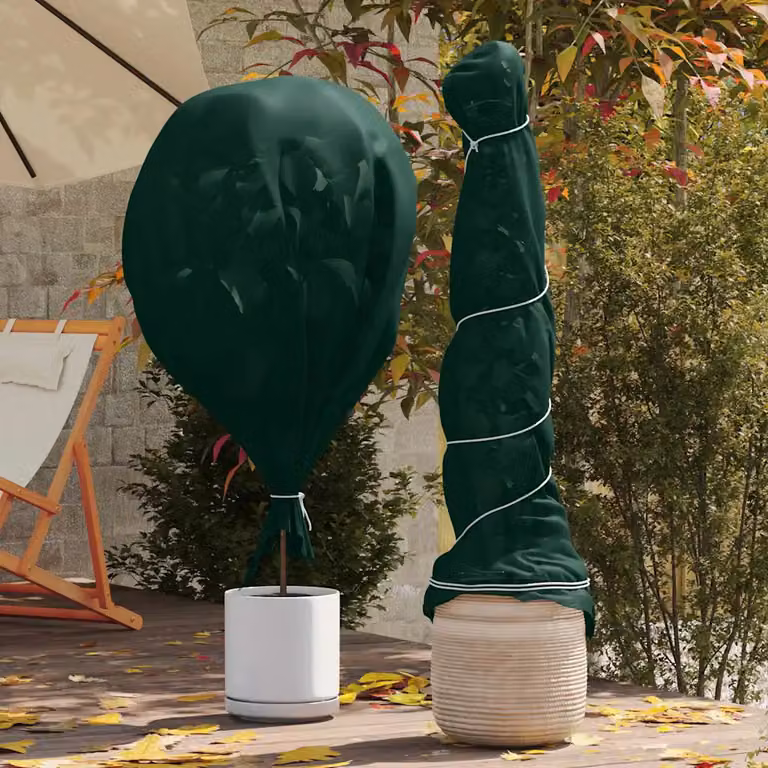 Telo non tessuto verde vidaXL per la protezione delle piante dal gelo, L: 3,2 m x P: 20 m